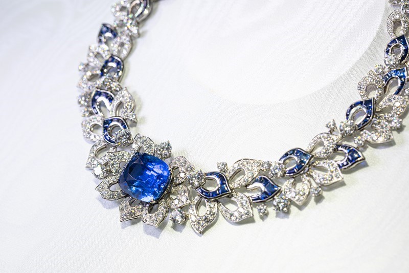宝格丽Barocko高级珠宝系列Blue Fantasy蓝色狂想项链
